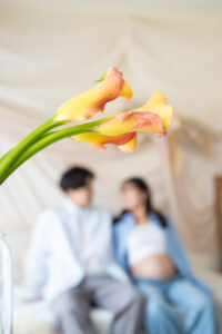 大阪北摂吹田のフォトスタジオFumiruで残す｜自然体だけど上質なマタニティフォト