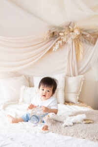 大阪お誕生日撮影｜吹田の1日2組限定プライベートフォトスタジオで残す、バースデーフォト｜1歳男の子