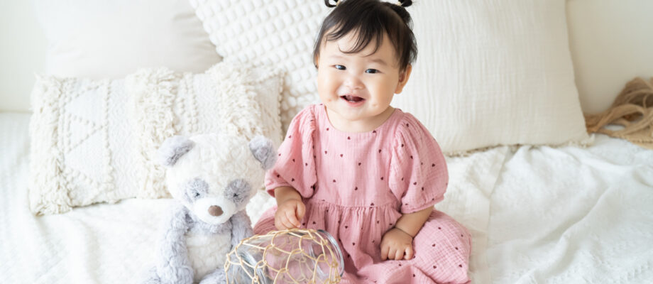 大阪お誕生日撮影｜吹田の1日2組限定プライベートフォトスタジオで残す、バースデーフォト｜1歳女の子